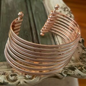 NWOT rose gold stack bracelet
